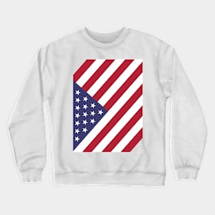 USA Flag Crewneck Sweatshirt